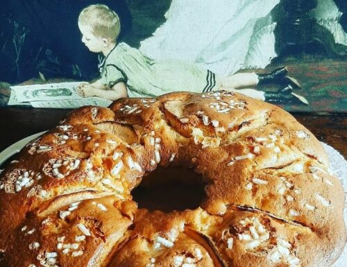 Ciambellone alla ‘mela rugiada’ con nocino francescano