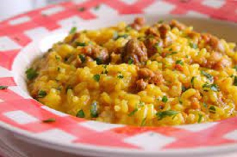 Risotto alla salsiccia fresca