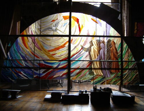 Studio Moretti Caselli a Perugia, il laboratorio-museo dedicato alle vetrate artistiche
