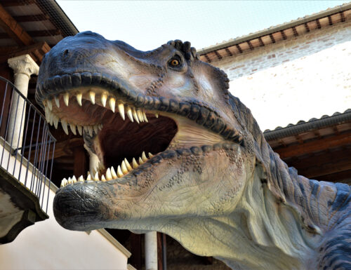 Extintion: dinosauri in carne e ossa al Monastero di San Benedetto a Gubbio