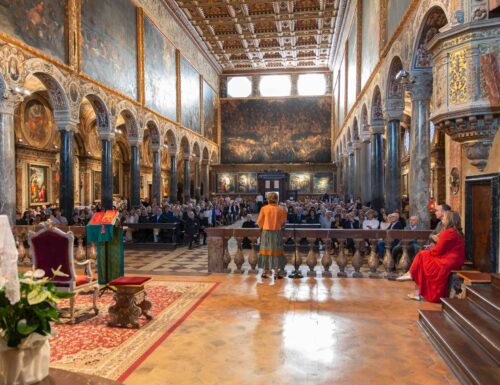 Perugino: la predella dell'Ascensione di Cristo in mostra a Perugia fino al 7 gennaio