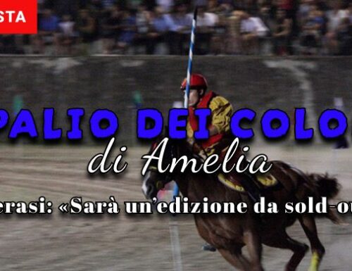 Amelia e il Palio dei Colombi, Cerasi: «Sarà un'emozione da tutto esaurito»